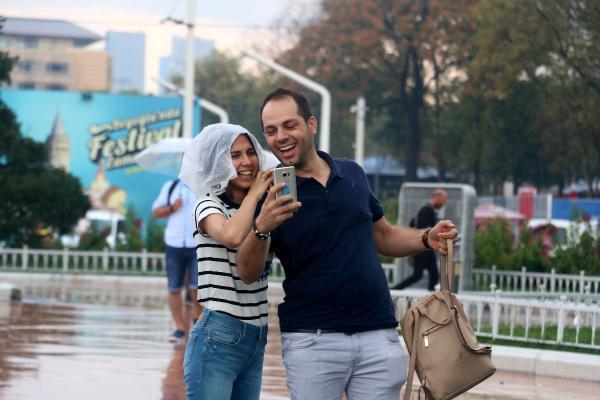 fotoğraflar// Taksim'de yağmur 