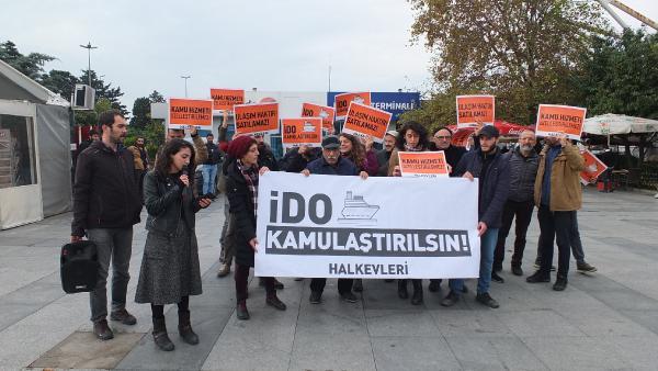 Kadıköy'de İDO eylemi