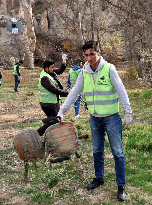 Kapadokya'da temizlik kampanyası