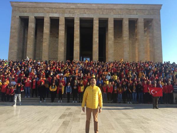 Kayserispor taraftarı Anıtkabir'de