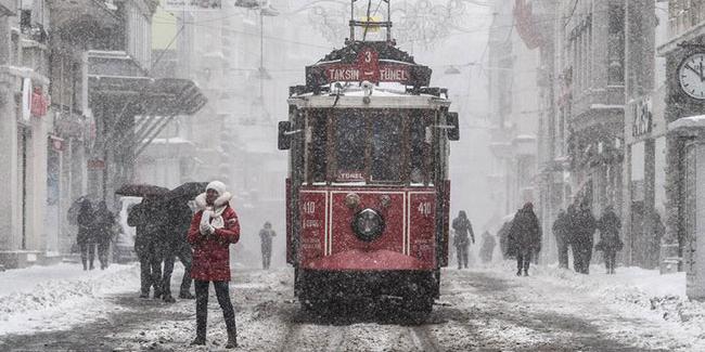 İstanbul'a kar geliyor