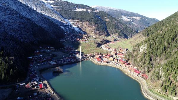 Uzungöl'de kış güzelliği