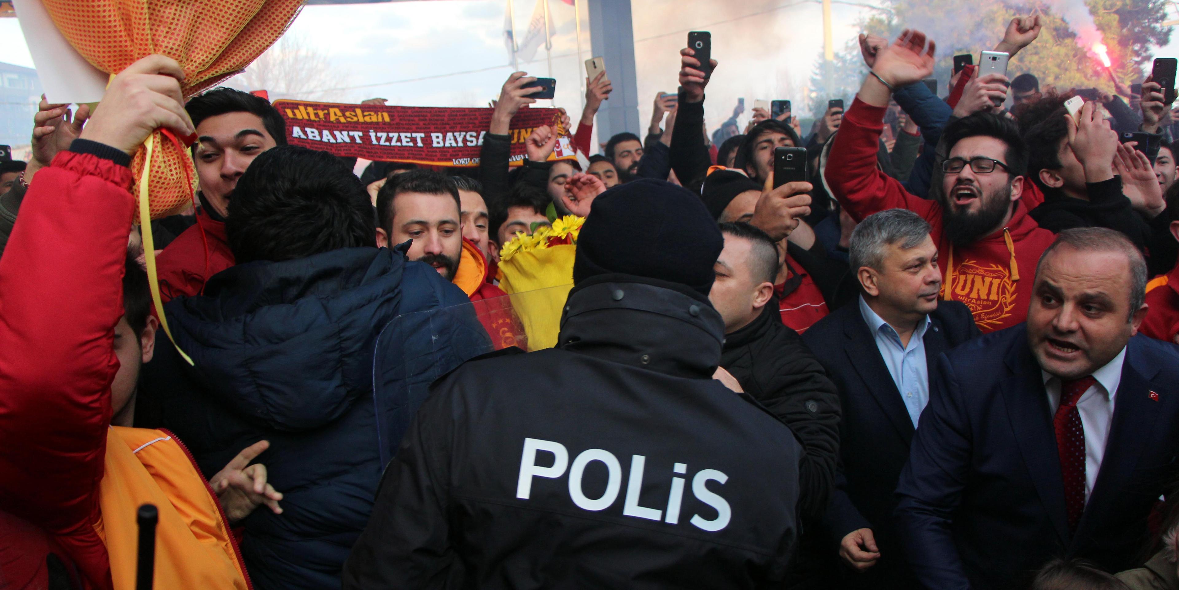 Bolu'da Galatasaray izdihamı