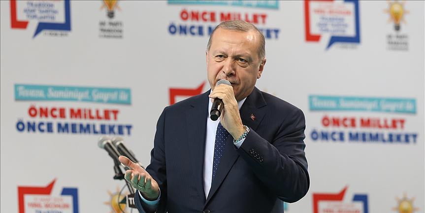 Erdoğan: Bir zamanlar bize yasak koyanlar cayır cayır afyon ekiyorlardı