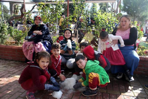 Gazipaşa'da kar şenliği