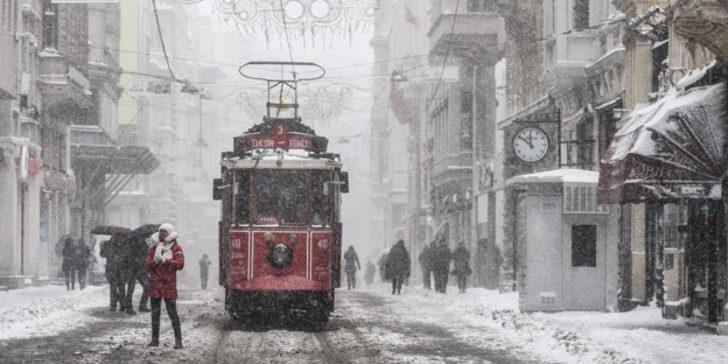 İstanbul'a kar geliyor