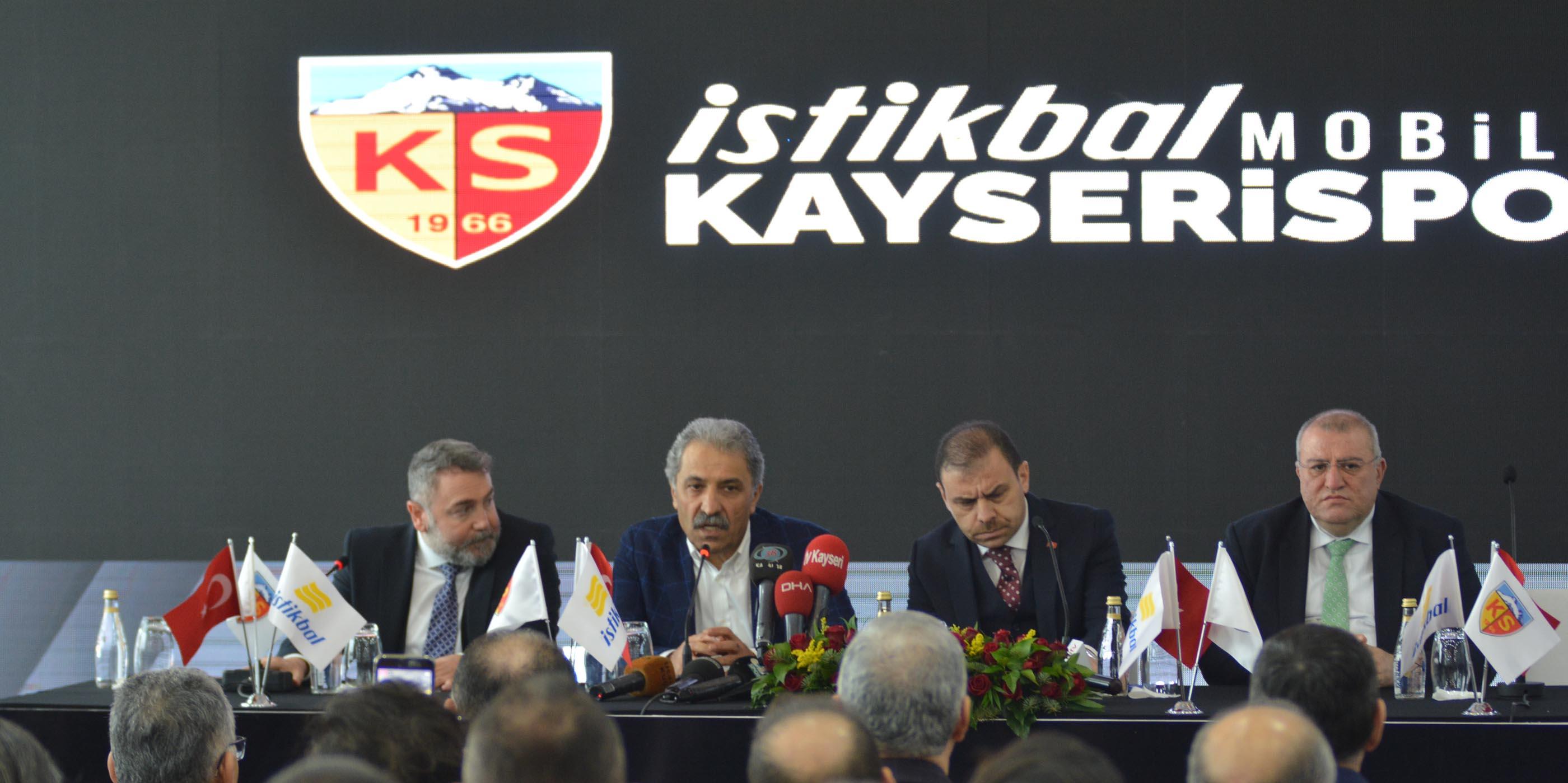 Kayserispor'a isim sponsoru